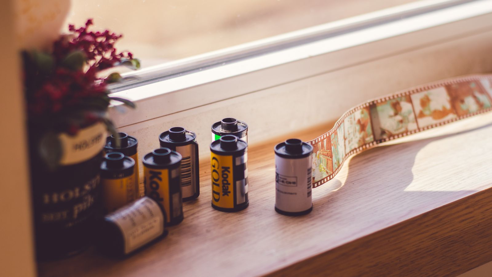 Sunlight streaming through a window before thermal film is applied